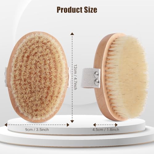 Soft Boar Bristle Pet Palm Brush for Short Haired Dogs and Cats with Band, Reduce Shedding, Ergonomic Dog Brush, Easy to H...