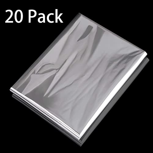 Awpeye 20 Pack Clear Basket Bags 24"x30", Large Cellophane Gift Bags, Fit up to 13.5" Round or 10" Square Baskets, 2 Mil T...
