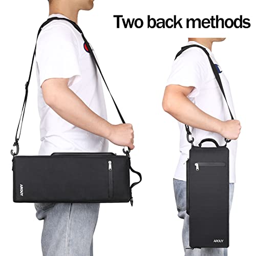 AROUY Golf Cooler Bag - Accessories for Men, Small Soft Insulated Beer Cooler Holds 6 Pack of Cans or Two Wine Bottles, Sp...