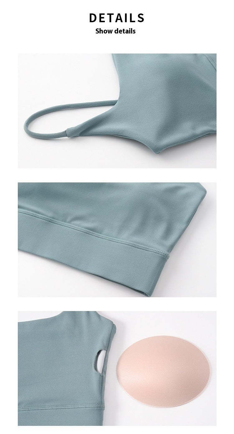 Thin Shoulder Beauty Back Exercise Vest With Chest Pad Female Yoga European And American Style Sling Workout Underwear
