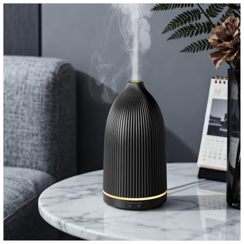 SALKING Essential Oil Diffuser, 100ml Aromatherapy Diffusers with Adjustable Mist Mode Timer Setting, Ultrasonic Diffusers...