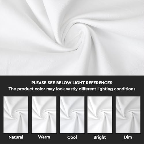 Encasa XO Throw Pillow Covers 18x18 in Set of 2 White | No Inserts | Cotton Pillow Covers for Living Room, Bed, Sofa, Couc...