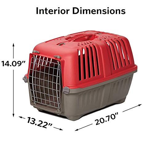 MidWest Homes for Pets Spree Travel Carrier – Hard-Sided Dog & Cat Carrier, Small Pet Travel Crate with Handle, Ventilated...