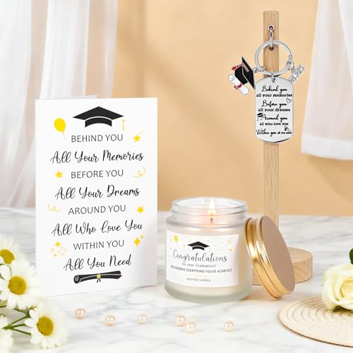 JOYOFUN 2026 Graduation Gift Box Set, College High School Grad Present Basket for Women, Daughter, Sister, 16oz Glass Cup ...