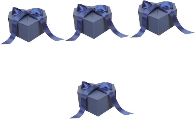 4 Stück Box Geschenkbox Geschenkverpackungsbox Herz Lippenstift Schmuck Zubehör Streiche für Erwachsene Geldhalter für Wei...