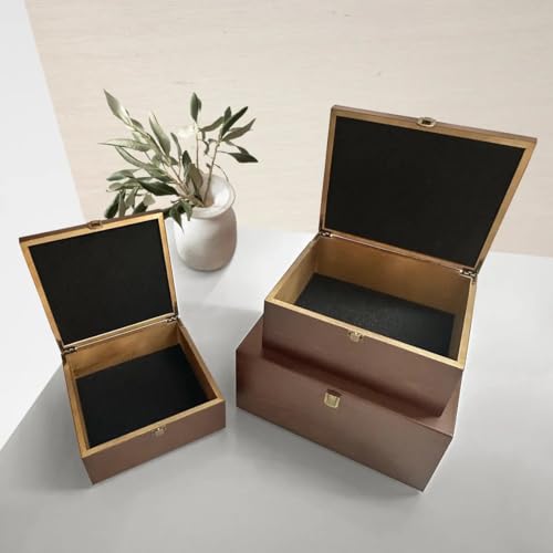 Krezy Case Personalised Engraved Wooden Keepsake Box, Wedding Memory Box, Personalized Keepsake Wood Box, Custom Wedding G...