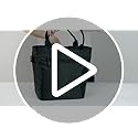 Aosbos Lunch Tote Bag, Insulated Lunch Box for Women, Leakproof Lunch Cooler Purse for Work, Black