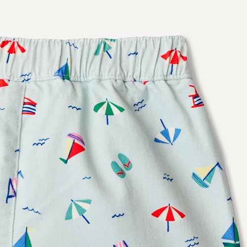 Amazon Essentials x Sofia Grainge Unisex Babies, Toddlers and Kids' Pull-on Cotton Twill Shorts