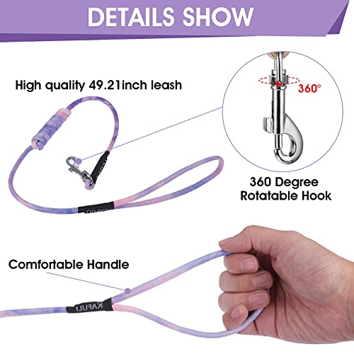 TIESOME Cat Harness and Leash Set, Adjustable Gradient Kitten Harness Escape Proof Harness with Leash for Kitty Outdoor Wa...