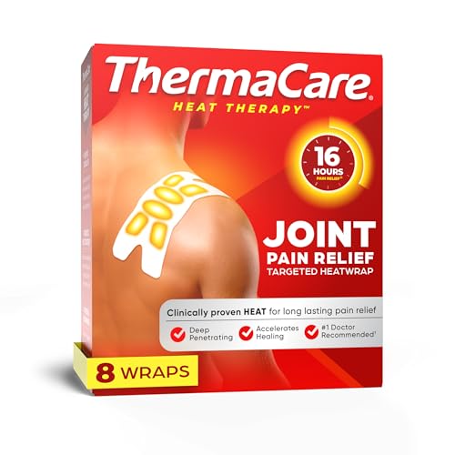 ThermaCare Portable Heating Pads - Adhesive, Disposable HeatWraps for Joint & Muscle Pain Relief - Multi-Purpose, Drug-Fre...