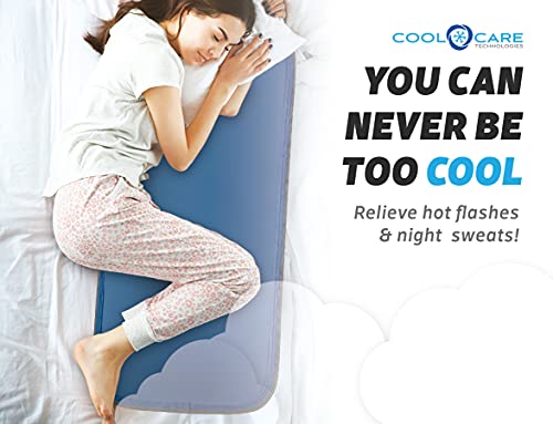 Cool Care Technologies Cooling Pad for Bed - Pressure Activated Gel Provides Instant Relief - Ideal for Fevers, Hot Flashe...