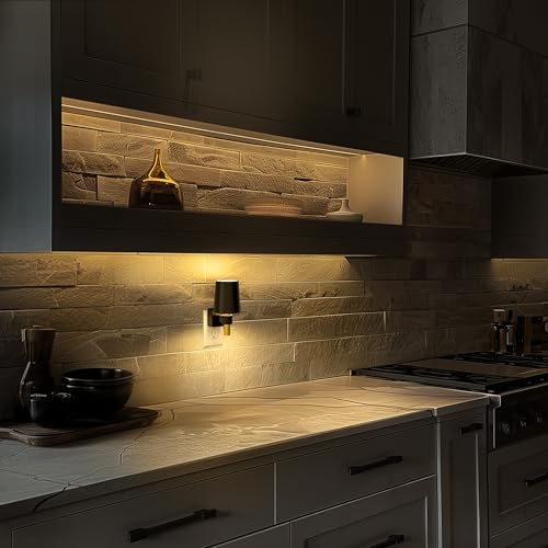Briignite Night Light, Dimmable Night Lights Plug into Wall, Dusk to Dawn Sensor, Soft White 3000K, 0-100LM, Plug in Night...