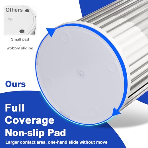 Dustproof Toothbrush Holders with Cover for Bathrooms, Rotating Covered Tooth Brush Holder for Bathroom Counter, Dust Proo...