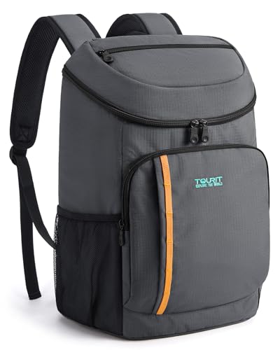 TOURIT Cooler Backpack 30 Cans Lightweight Insulated Backpack Cooler Leak-Proof for Men and Women