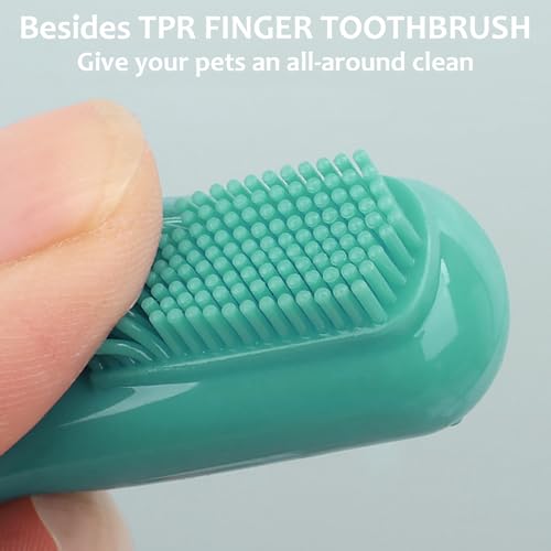 (6 Pcs) ELEGX Pet Grooming Bath Massage Brush with Soap and Shampoo Dispenser Soft Silicone Bristle for Long Short Haired ...