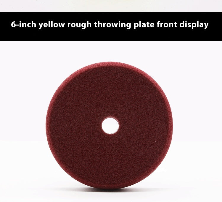 Car Beauty 6-inch Polishing Sponge Wheel Thick Medium Fine
