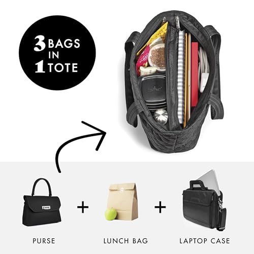 Fit & Fresh 2-in-1 Insulated Lunch & Travel Tote