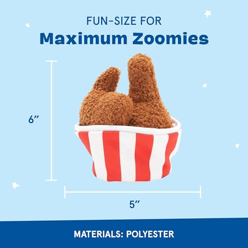 Barkbox 2 in 1 Interactive Plush Dog Toy - Rip and Reveal Toy for Dogs and Puppies - Stimulating Squeaky Pet Toys | Bucket...
