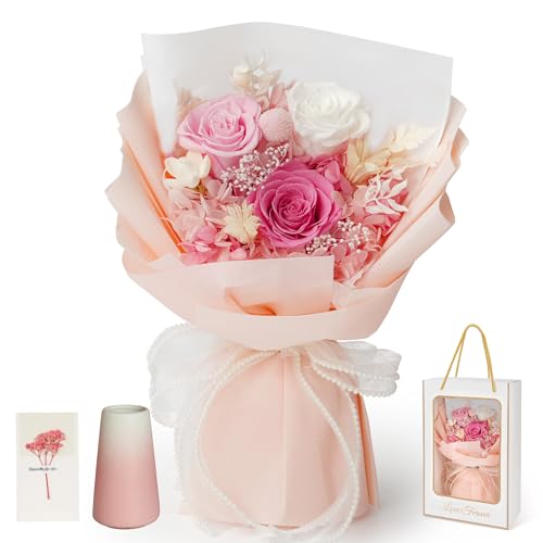 Childom Mothers Day Rose Gifts for Mom,Birthday Gifts for Women,Preserved Flowers for Delivery,Mothers Day Flowers Gift fo...