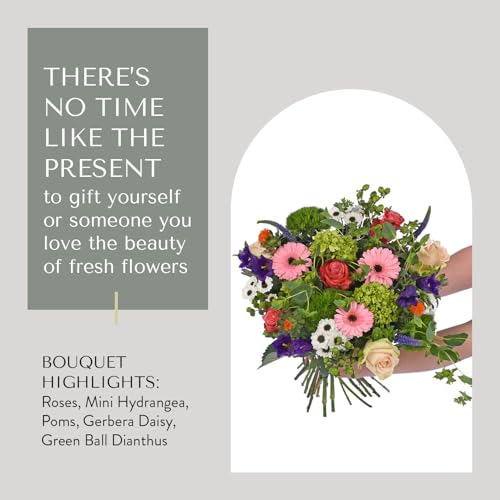 Floral Compass by Nature’s Flowers - Celebration Flower Bouquet - Prime Eligible, 30+ Fresh Cut Flowers for Delivery, No Vase