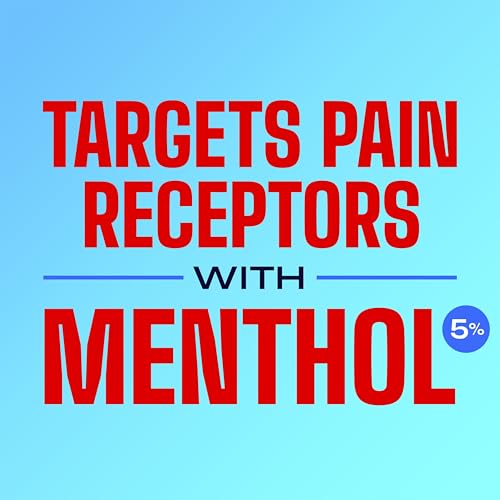 Icy Hot Original Pain Relief Patch, XL Size Comfortable Fabric Patches with Menthol 5%, Ice and Heat Contrast Therapy for ...