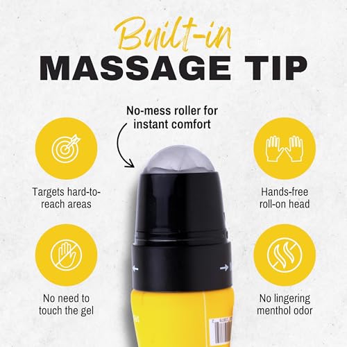 TIDL - Pain Relief Roll On - Fast-Acting Relief on Lower Back, Knee, Neck, Joint & Nerve Pain - Works for Post Workout, Sp...