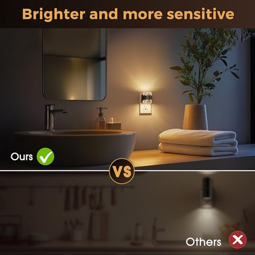 L LOHAS LED Night Light, Bubble Night Lights Plug into Wall,2 Pack 3000K/4000k/5000K Adjustable Color Temperature Night Li...
