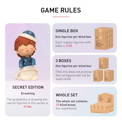 POP MART Hirono The Other One Blind Box Figures, Random Design Box Toys for Modern Home Decor, Collectible Toy Set for Des...