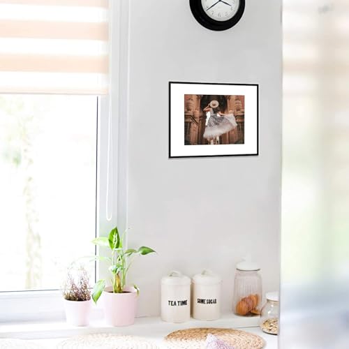Golden State Art - 11x14 Aluminum Picture Frame - with Mat for 8x10 Photo or Without Mat for 11 x 14 Photo - Real Glass Co...