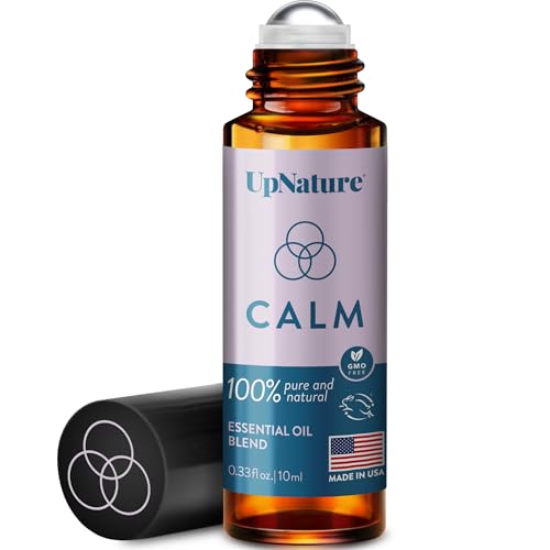UpNature Calm Essential Oil Roll On - Self Care Gifts for Mom Women Her - 100% Natural Aromatherapy Blend for Relaxation R...