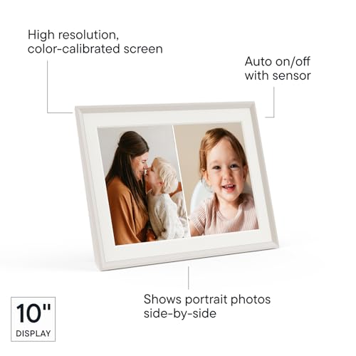 Aura Carver 10.1" WiFi Digital Picture Frame | The Best Digital Frame for Gifting | Text Photos Directly to Your Frame fro...