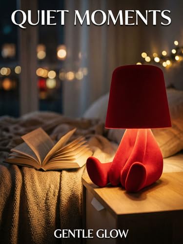 KNITUKL Bedside Touch Control Table Lamp, Golden Decor Thinker Statue LED Table Lamp with USB Port, 3 Way Dimmable Modern ...