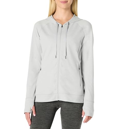 Amazon Essentials Women's Athletic Soft Performance Lightweight Zip Up Workout Hoodie Jacket