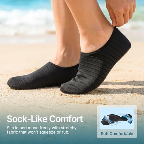 Water Shoes for Women Men Quick-Dry Aqua Socks Swim Beach Barefoot Yoga Exercise Wear Sport Accessories Pool Camping Must ...
