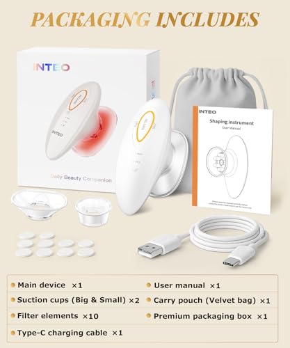INTEO 3 in 1 Face & Body Sculpting Machine – Rechargeable Beauty Device for Body Contouring, Cellulite Massager Tool with ...