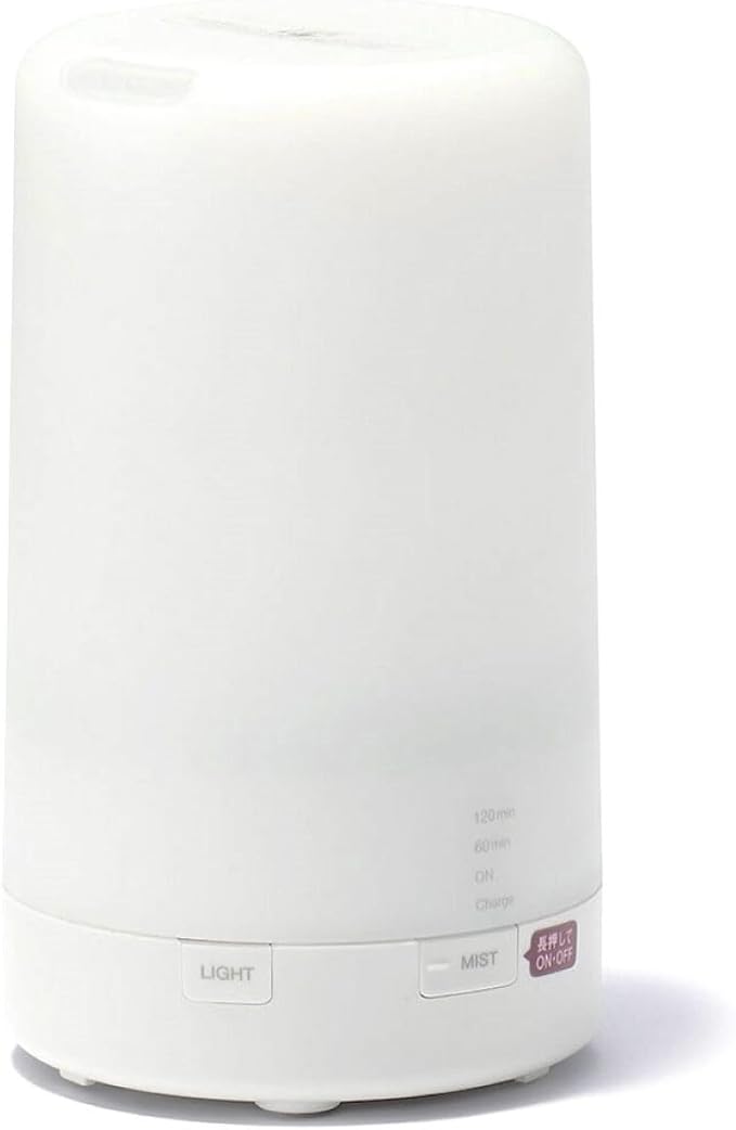 MUJI Aroma Diffuser/LED Lighting Cordless Ultrasound/MJ-CAD2, White