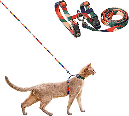 pidan Cat Harness and Leash Set, Cats Escape Proof - Adjustable Kitten Harness for Large Small Cats, Lightweight Soft Walk...