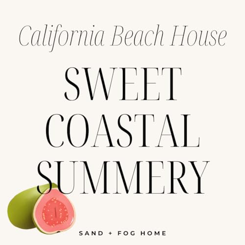 Sand + Fog Scented Candle - California Beach House – Additional Scents and Sizes – 100% Cotton Lead-Free Wick - Luxury Air...