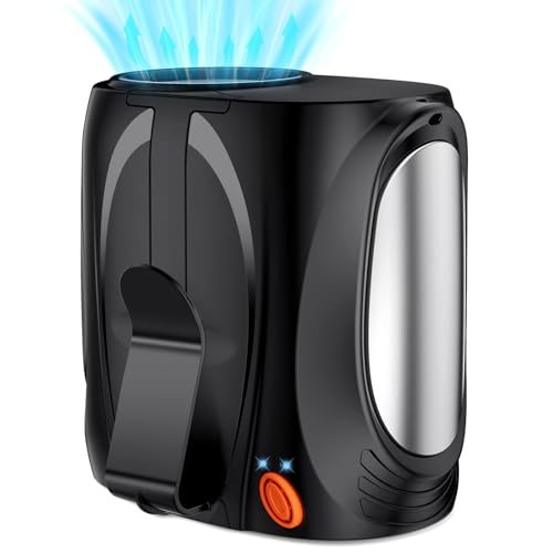 Tedajo AI Portable Waist Fan, 6 Speeds 16000RPM Strong Turbo Airflow, 40H Max Cooling Battery Powered Personal Fan Recharg...