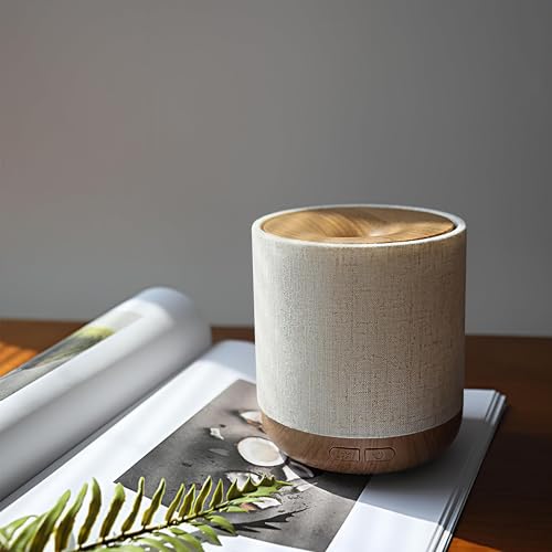 ZmarKraft Essential Oil Diffuser 200ml with Fabric Cover and Night Lamp | Ultrasonic Aroma Diffuser | Humidifier w Lights...
