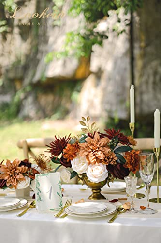 Lookein Artificial Flowers for DIY Wedding Decoration Bridal Bouquet Table Centerpieces Flower Garland Arch Flower Decorat...