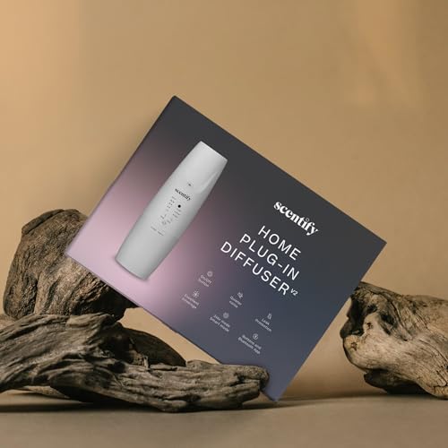 Scentify Plug-in Diffuser V2 - for Home, Office, Spa - Aromatherapy Bluetooth App Control - Waterless Quiet Aroma Essentia...