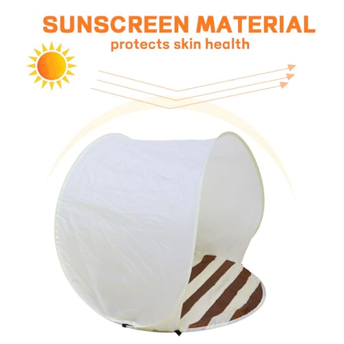 NexusOutdoor Portable Beach Tent Sun Shelter， UV - Resistant Lightweight Beach Pop Up Tent for Camping Trips, Fishing, Bac...