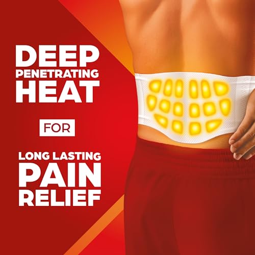 ThermaCare Advanced Back & Hip HeatWraps - Long-Lasting, Disposable Heat Therapy for Lower Back Pain, Muscle Soreness, & H...