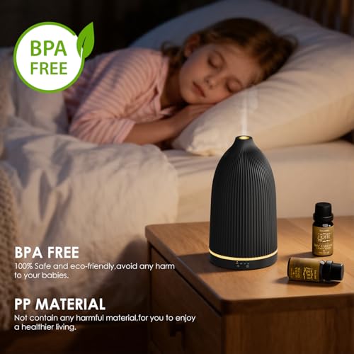SALKING Essential Oil Diffuser, 100ml Aromatherapy Diffusers with Adjustable Mist Mode Timer Setting, Ultrasonic Diffusers...