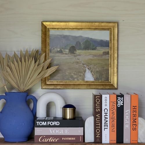 PROBENEX Luxe Large 4 Pcs Faux Decorative Books Set | Not Real Books, Cardboard Foldable Display Props | Modern Designer C...