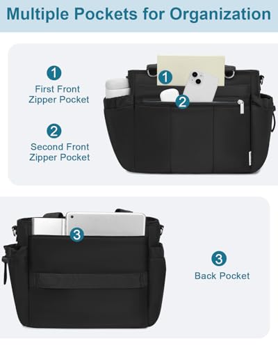 Lunch Box for Women Lunch Bag Tote - Soft Lightweight Large Lunchbox - Insulated Cooler Bag with Adjustable Shoulder Strap...