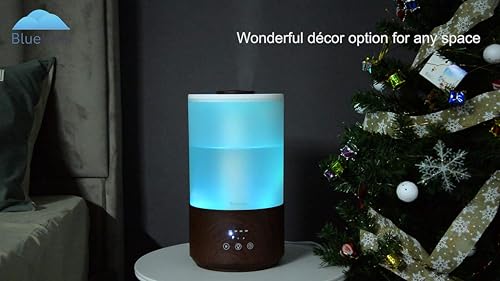 BlueHills Premium 4000 ml Tall Essential Oil Diffuser 4L 4 Liter 50 Hour Run with Remote Timer Aroma Humidifier 1 Gallon B...