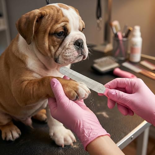 Haminway 8-Piece Dog Grooming Kit – Pink | Pet Brush Set for Shedding, Dematting, Nail Clipping & Bathing | Ideal for Smal...