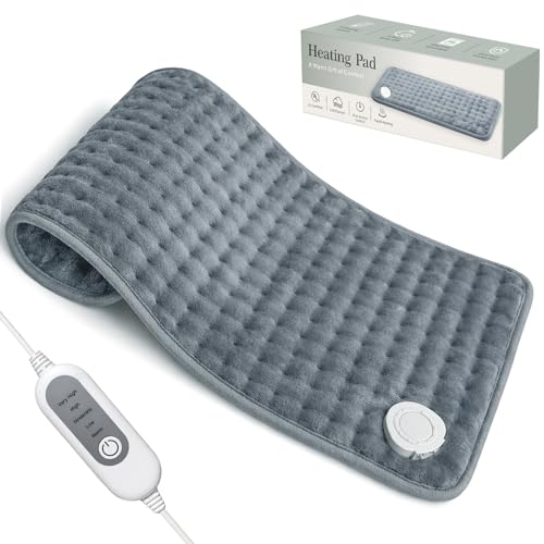 Heating Pad for Back Pain & Period Cramps,Moist Heated Pad for Abdomen, Legs & Muscles,5 Heat Levels, 2-Hour Auto Shut-Of...